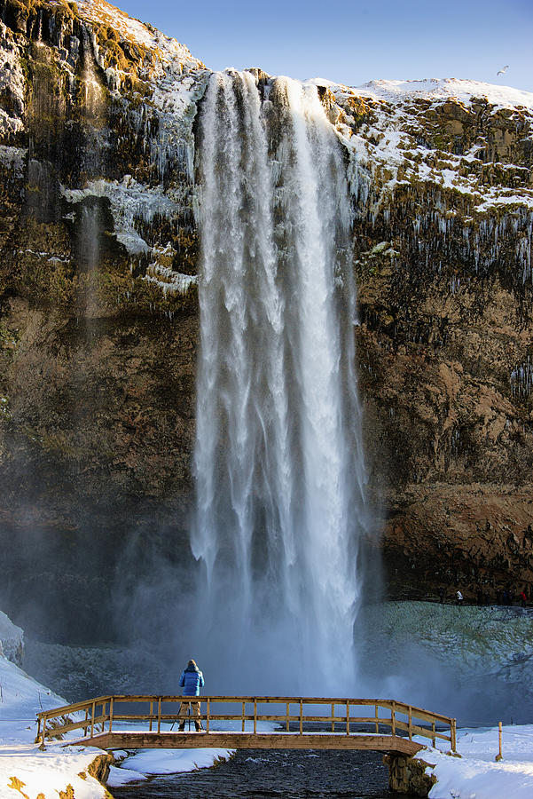 Seljalandsfoss waterfall Iceland Europe Photograph by Matthias Hauser