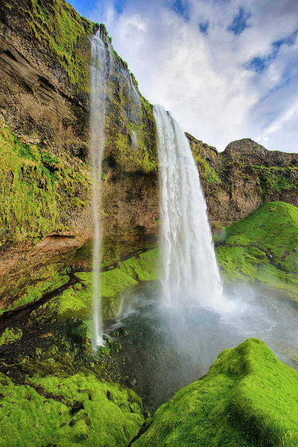 Seljalandsfoss waterfall Iceland Photograph by Matthias Hauser