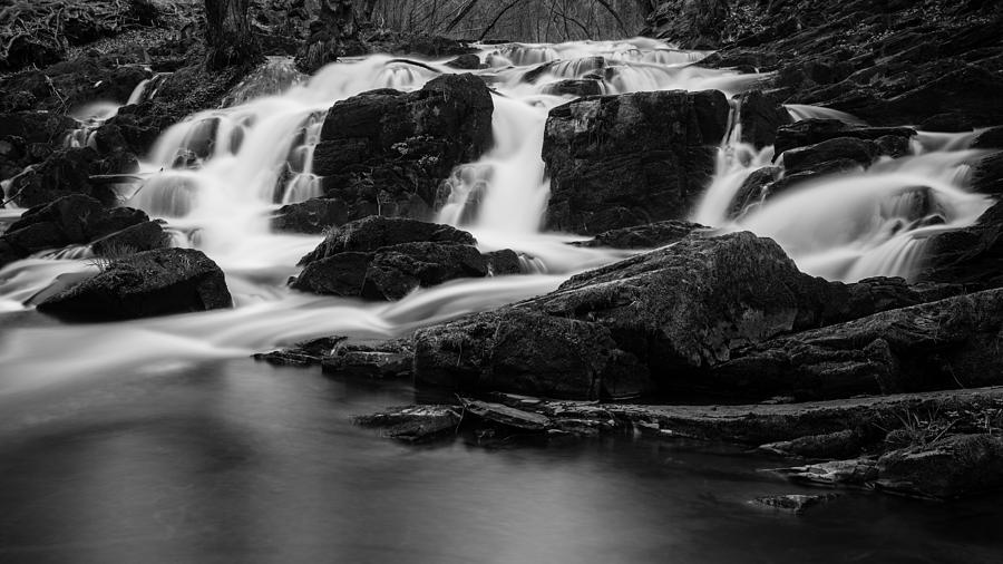 Selkefall, Harz in black and white Photograph by Andreas Levi