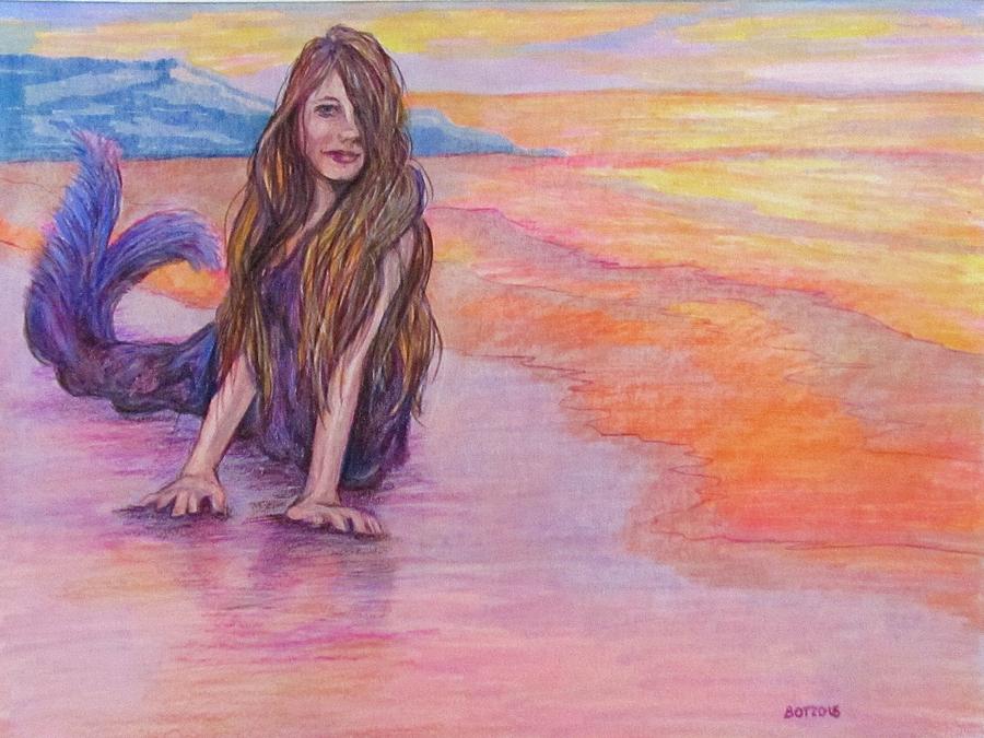 Selkie Painting by Barbara OToole