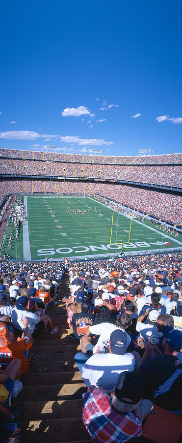 Denver Broncos Photograph - Sell-out Crowd At Mile High Stadium by Panoramic Images