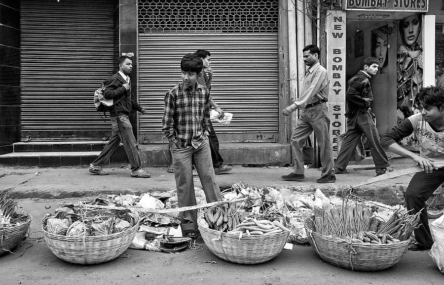 Selling of vegetables Photograph by Roberto Pagani
