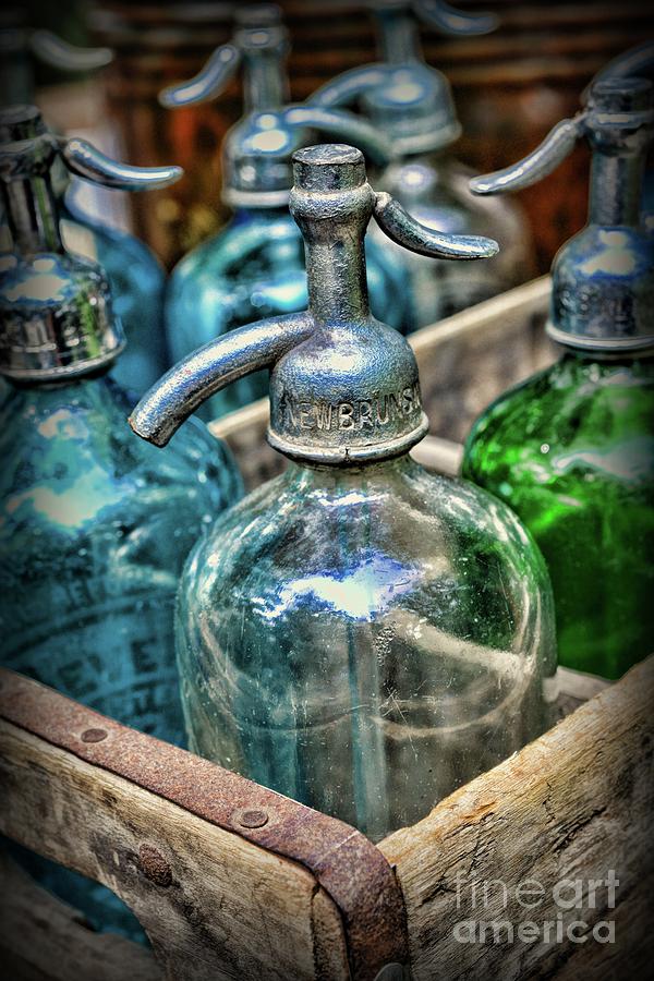 Bottle Photograph - Seltzer Bottles  by Paul Ward