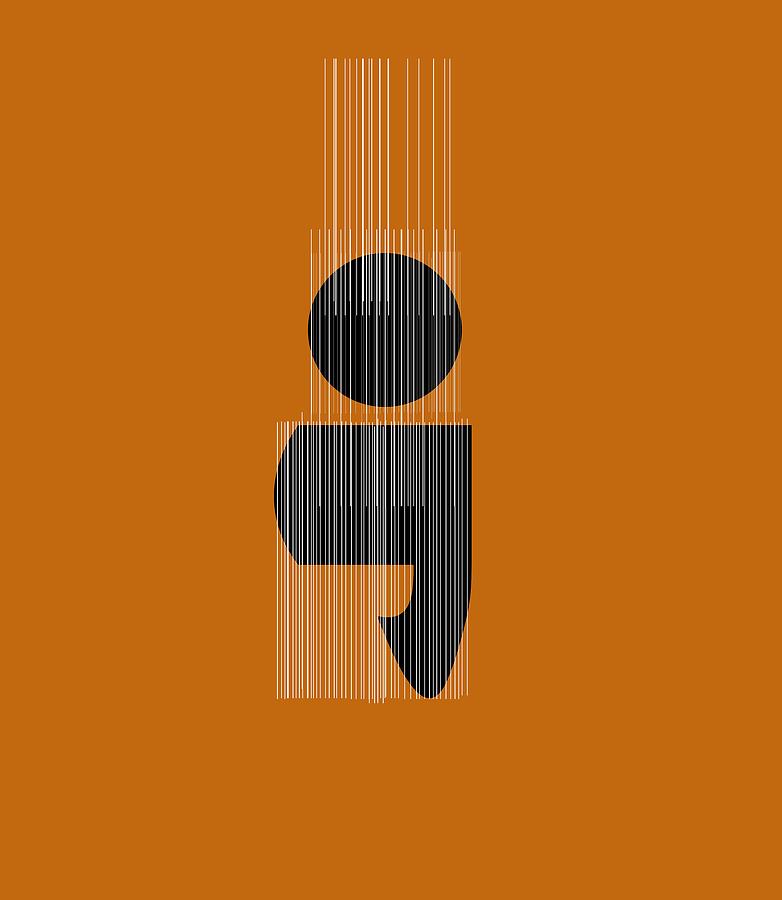 Typography Digital Art - Semicolon by Bill Owen