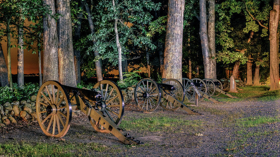 Seminary Ridge Artillery Photograph