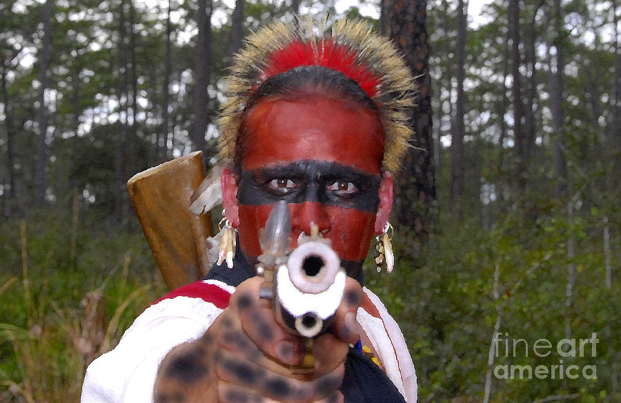 Seminole Warrior Photograph by David Lee Thompson
