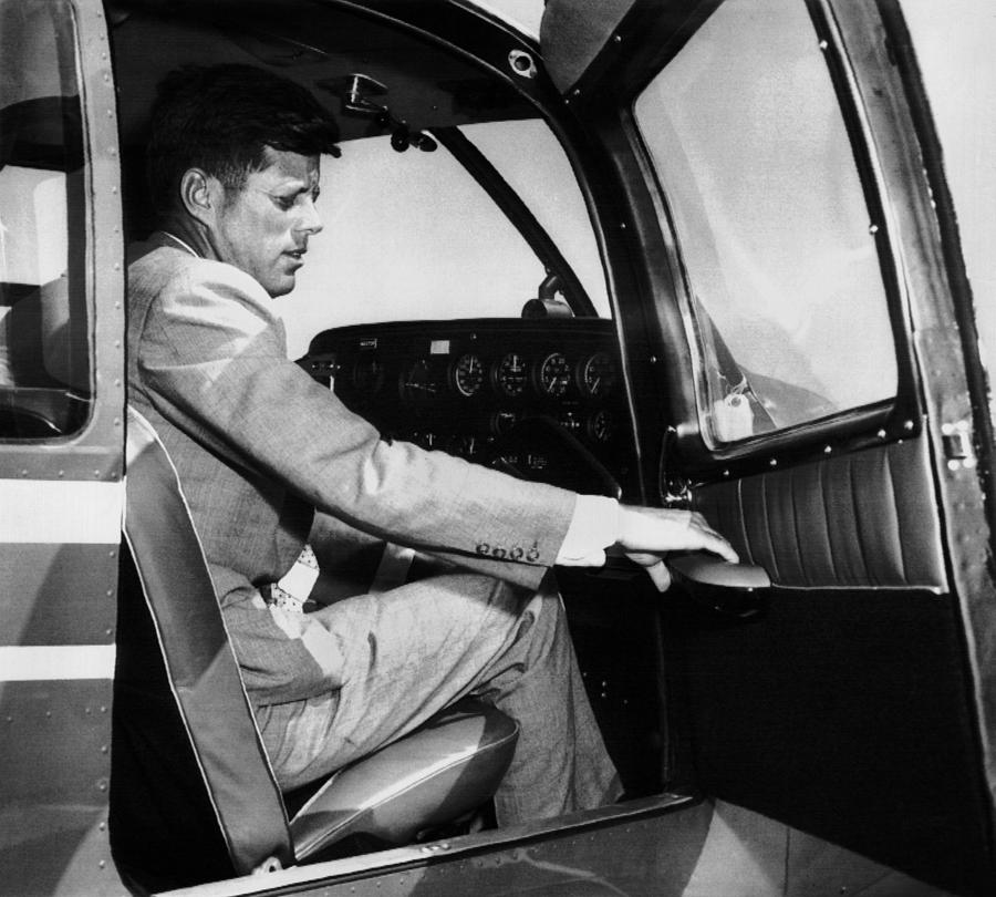 Boston Photograph - Sen. John Kennedy Returning by Everett