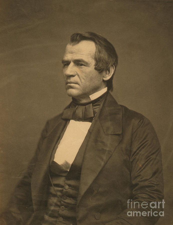 Senator Andrew Johnson, 1860 Photograph by Science Source