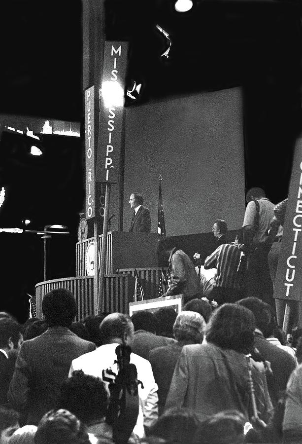 Senator George McGovern nominee #3 Democratic National Convention Miami Beach Florida 1972 Photograph by David Lee Guss