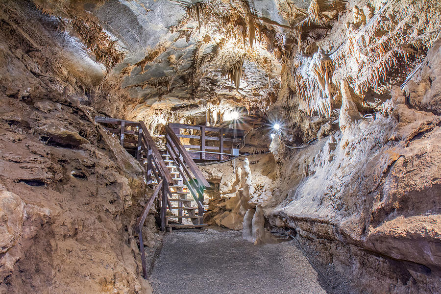 Seneca Caverns Beauty Photograph by Mary Almond
