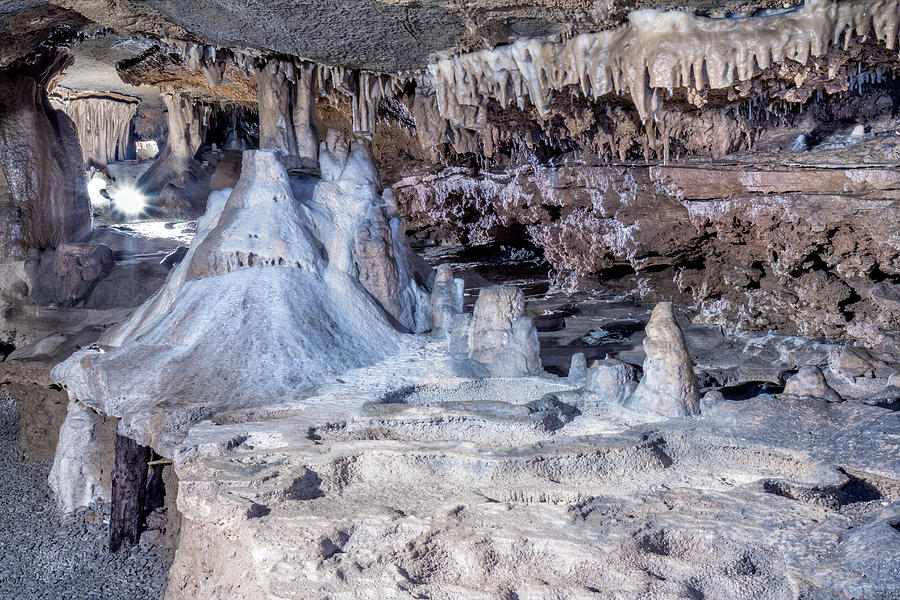 Soda Straw Photograph - Seneca Caverns Jaba by Mary Almond