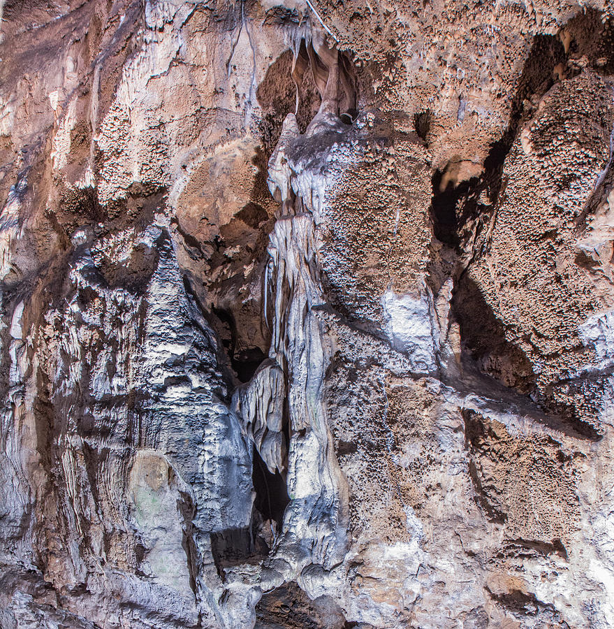 Seneca Caverns Ribbon Stalactites Photograph by Mary Almond