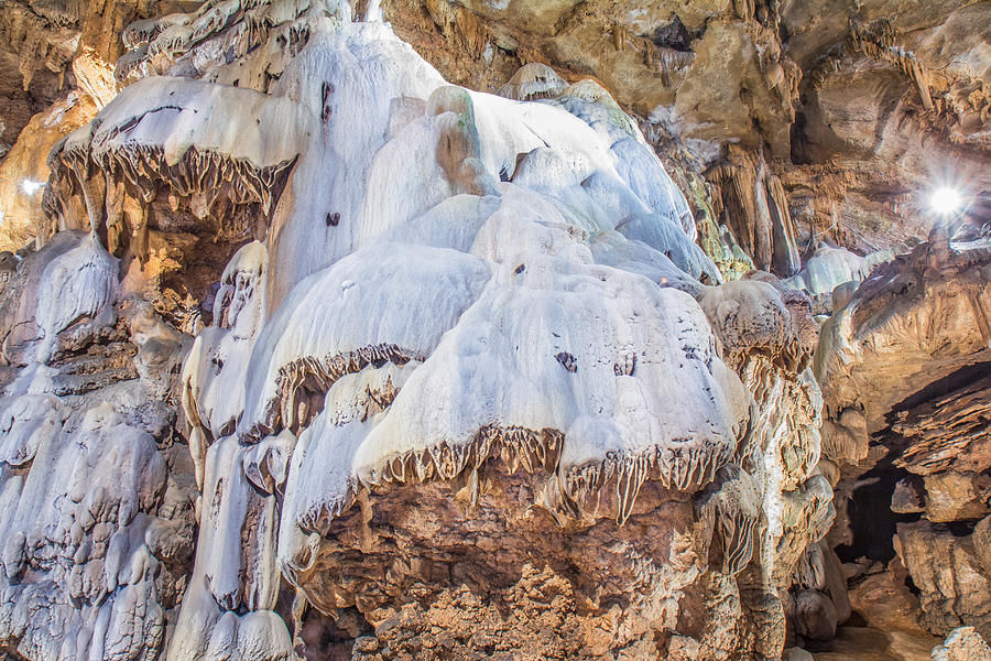 Seneca Caverns Snowman Photograph by Mary Almond