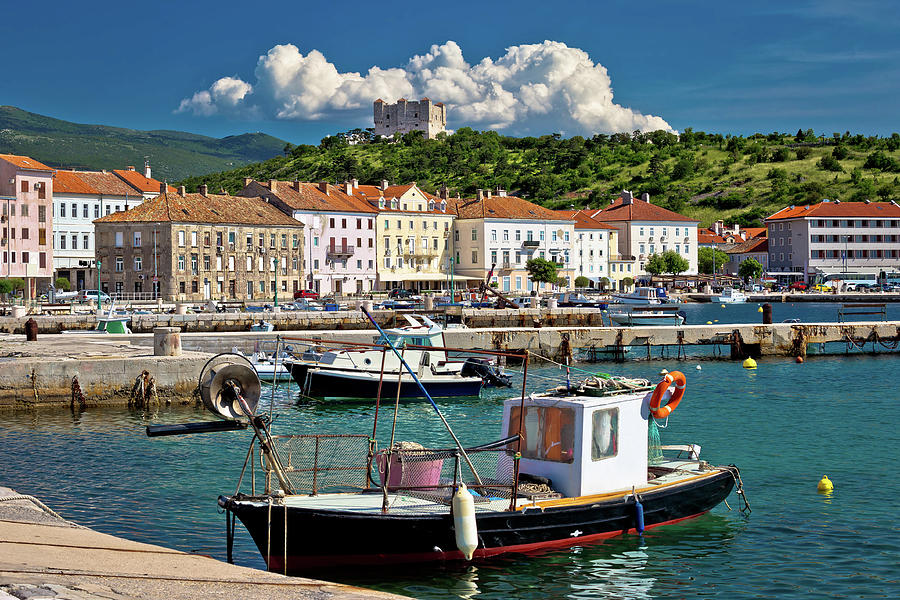 Senj idyllic mediterranean waterfront view Photograph by Brch Photography