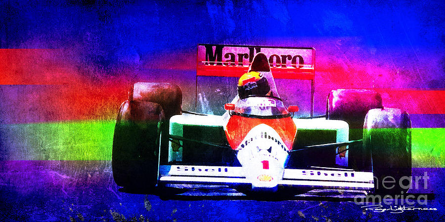 Senna 89 Digital Art by Roger Lighterness