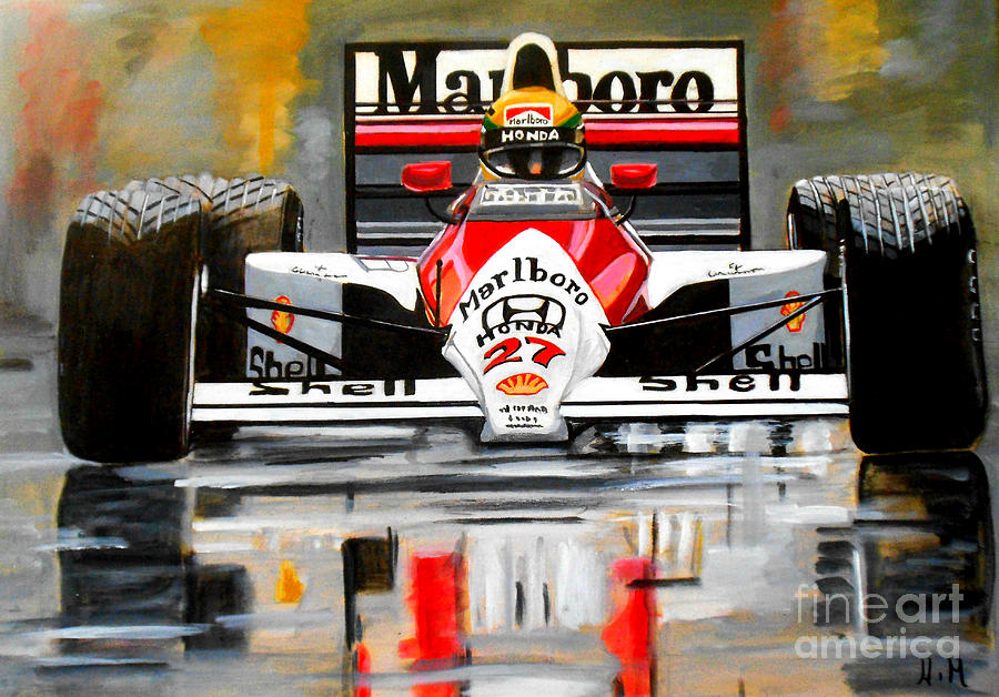 Phoenix Painting - Senna / USA 1990 by H M