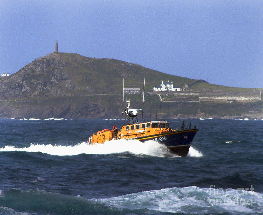 Boat Photograph - Sennen Cove Lifeboat by Terri Waters