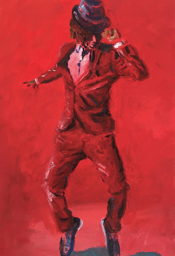 Senor Rojo Painting by Grus Lindgren