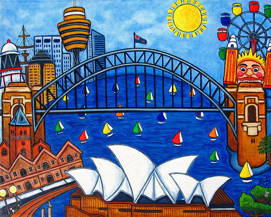 Bridge Painting - Sensational Sydney by Lisa  Lorenz