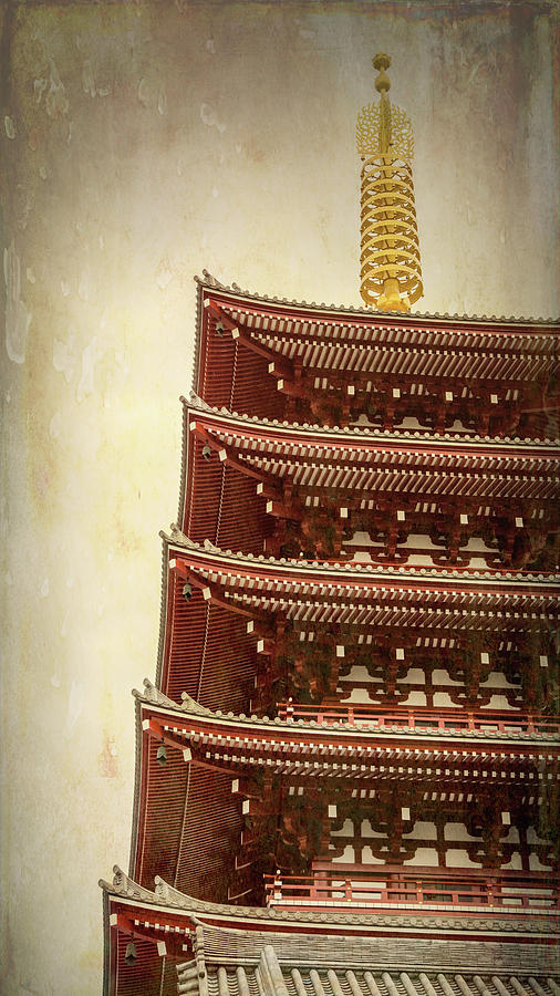 Sensoji Pagoda - #1 Photograph by Stephen Stookey