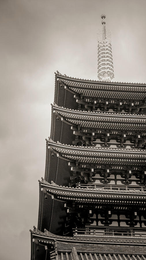 Sensoji Pagoda - #2 Photograph by Stephen Stookey