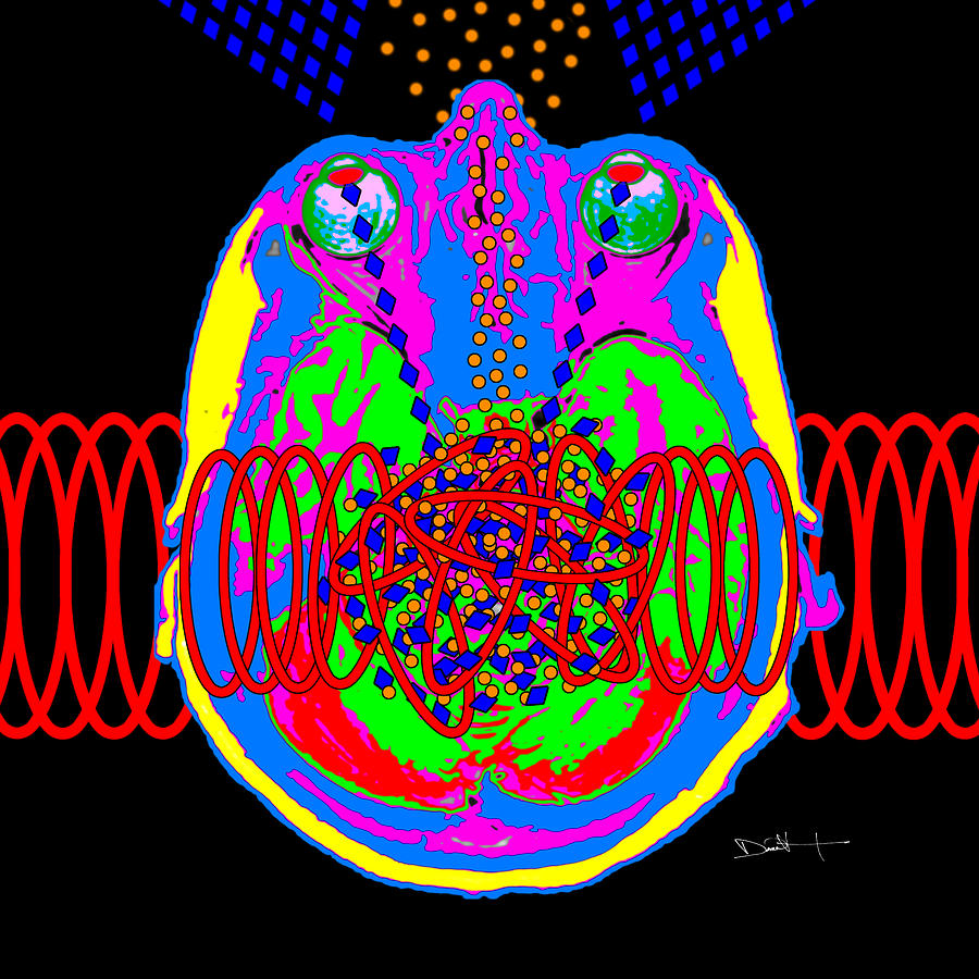 Sensory Overload - Sensory Processing Disorder -- MRI Digital Art Digital Art by Darin Volpe