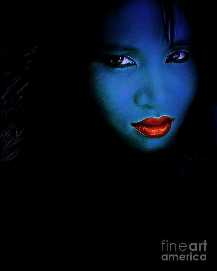 Blue Seduction Digital Art by Edmund Nagele FRPS