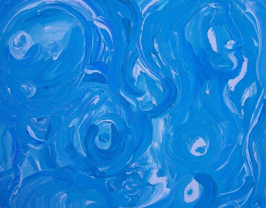 Sensuous Blue Painting by Judith Redman