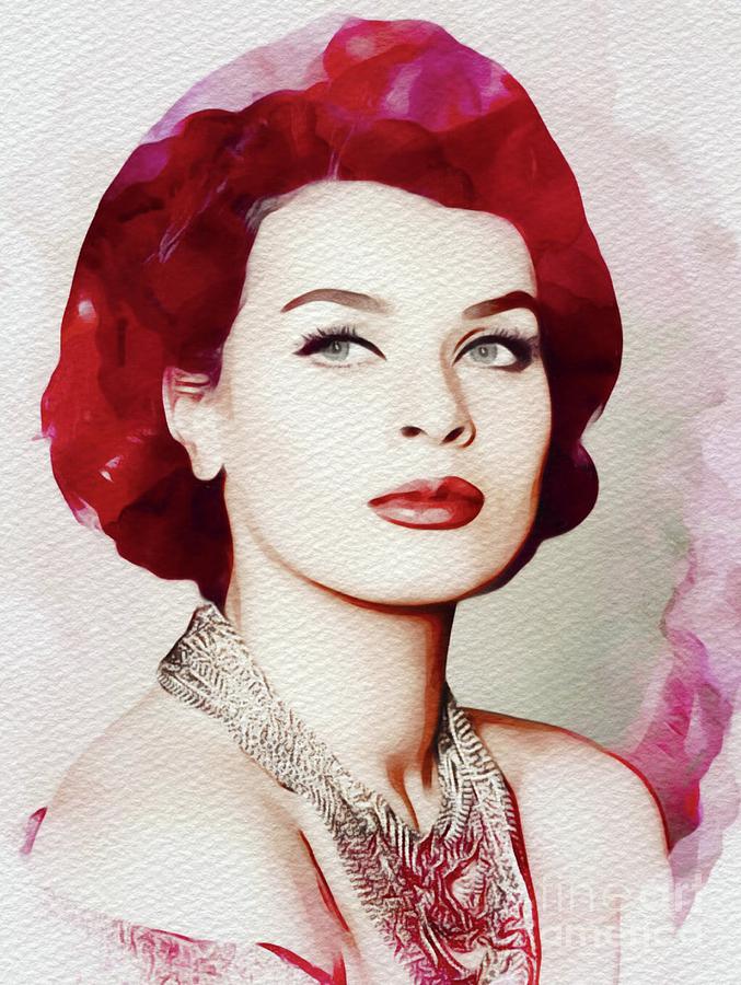 Senta Berger, Movie Star Painting by Esoterica Art Agency - Pixels