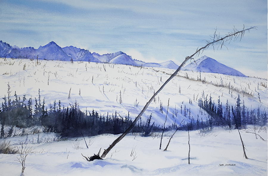 Sentinel Spruce Painting by Deborah Horner