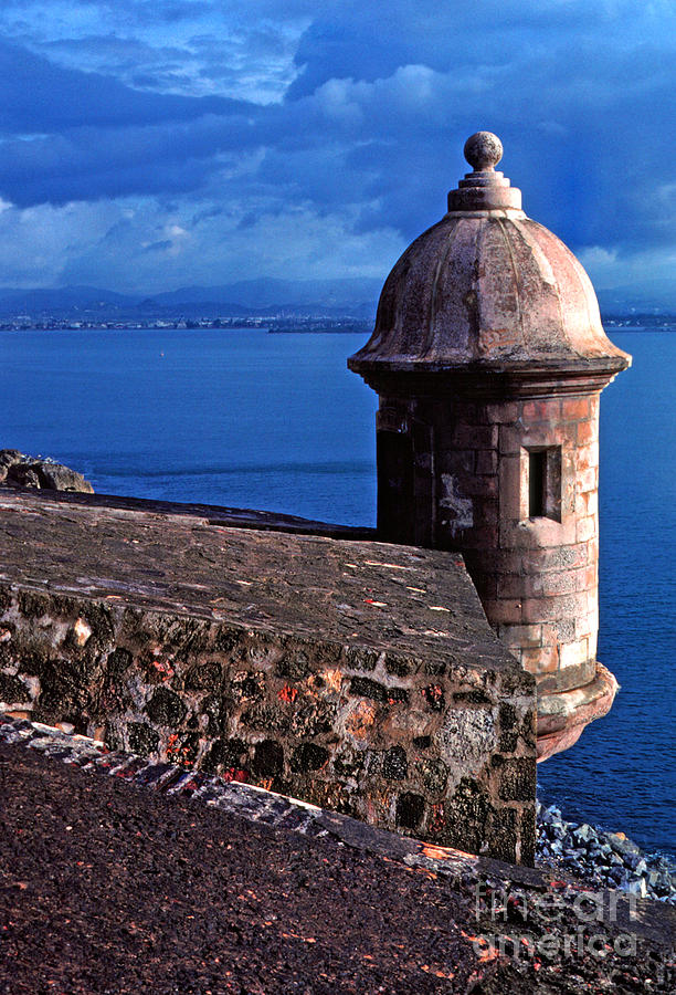 Puerto Rico Photograph - Sentry Box El Morro Fortress by Thomas R Fletcher