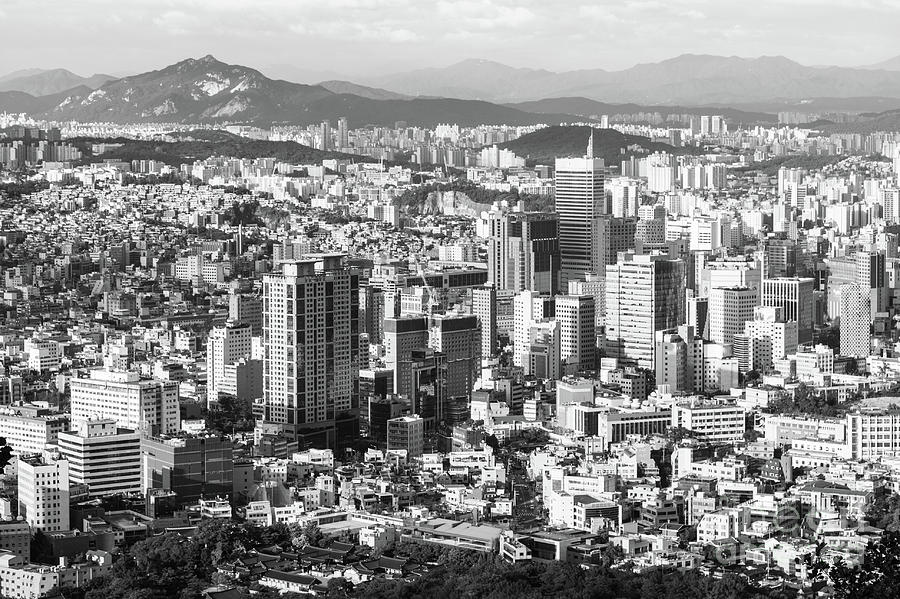 Seoul skyline Photograph by Didier Marti