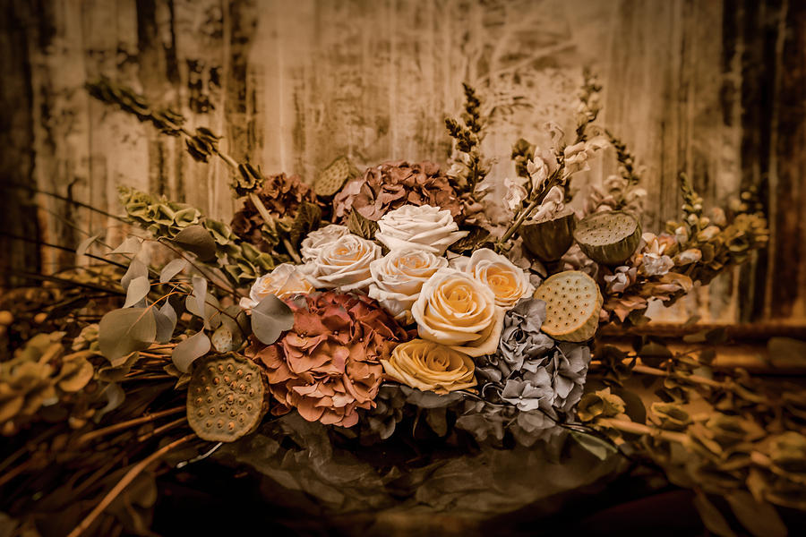 Sepia Bouquet Photograph by David Downs