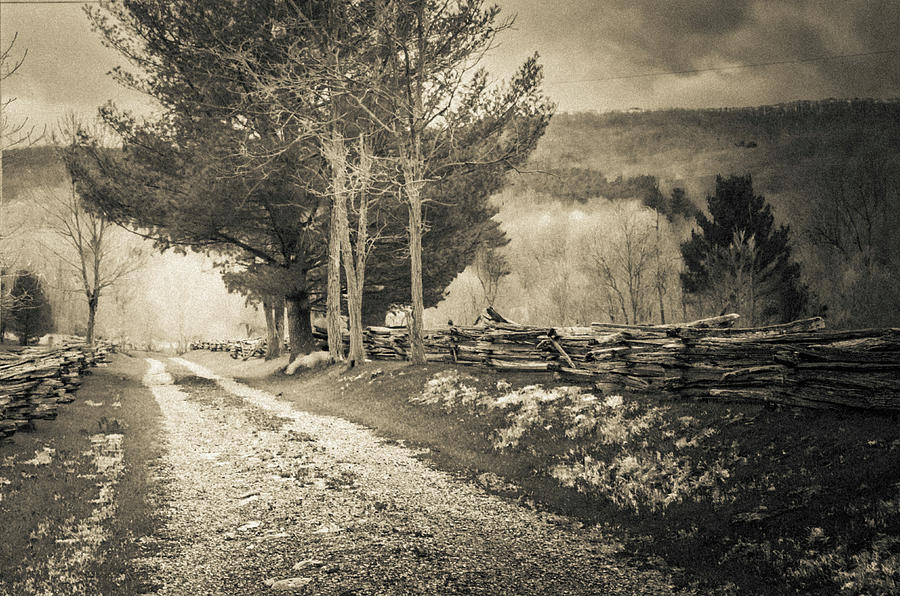 Sepia Road Photograph by Jim Love - Fine Art America