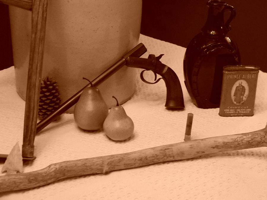 Sepia Still Life and Old Things Photograph by Warren Thompson