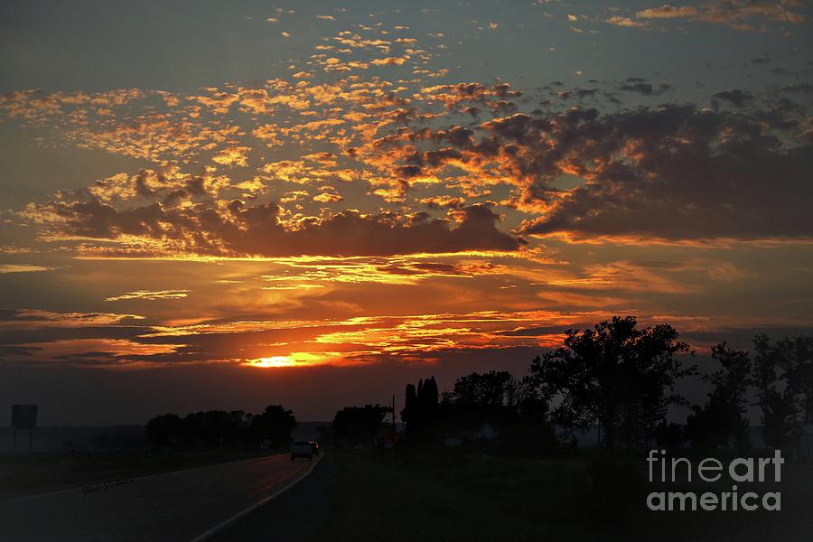 Sept Sunset Photograph by Yumi Johnson
