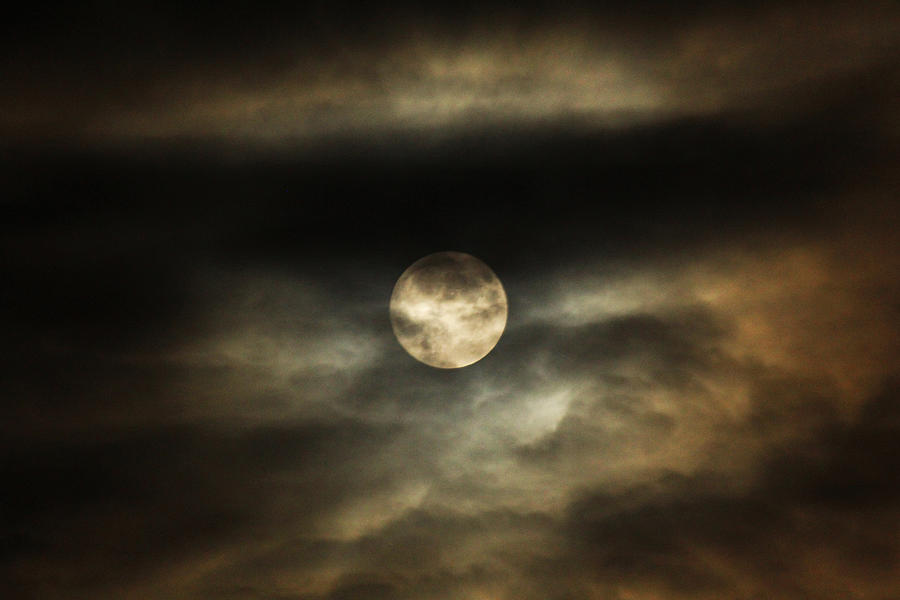 September Full Moon Photograph by David Stasiak Fine Art America