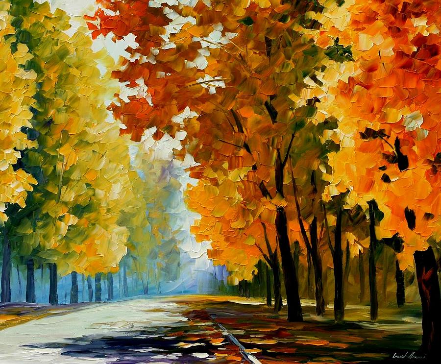 September Morning Painting by Leonid Afremov