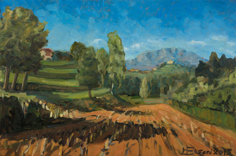 Landscape Painting - September Plain Air by Marco Busoni