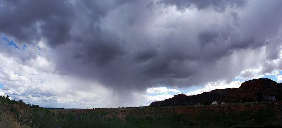 September Storm Cell Kanab Utah Pan 02 Photograph by Thomas Woolworth