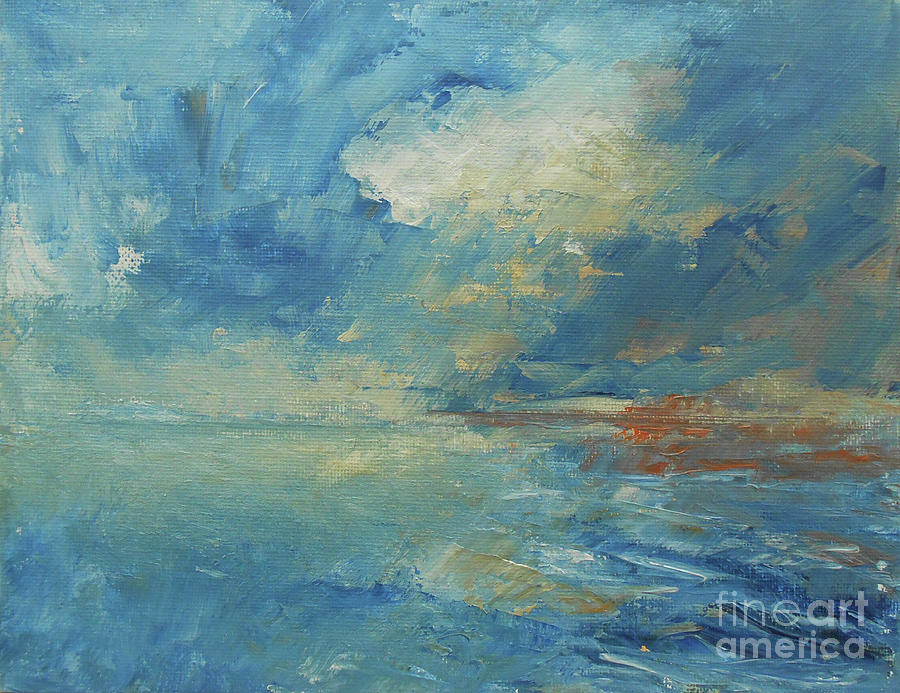 September Sunset Painting by Jane See