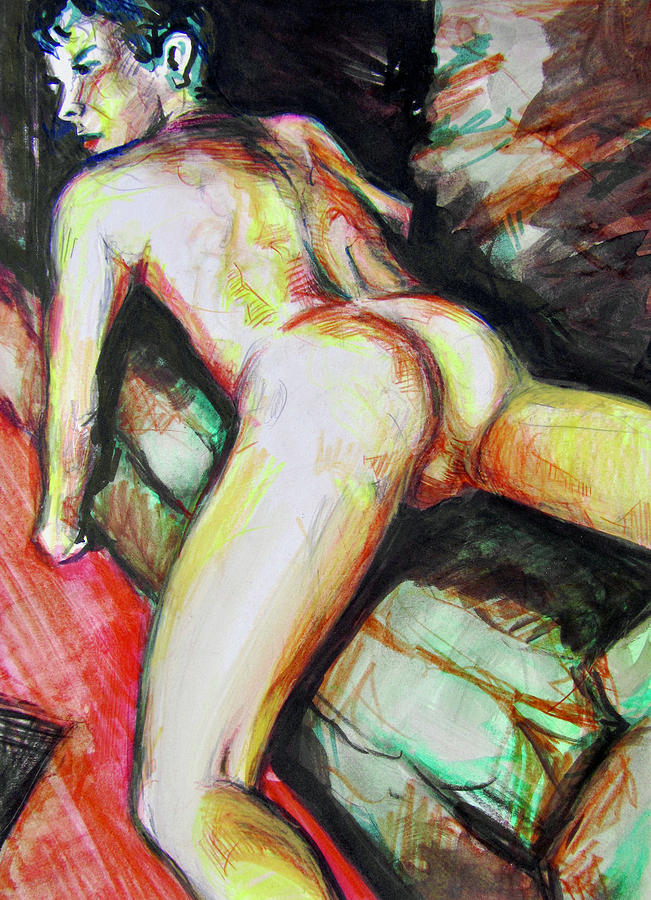 Septemeber Morning Figure  Painting by Rene Capone