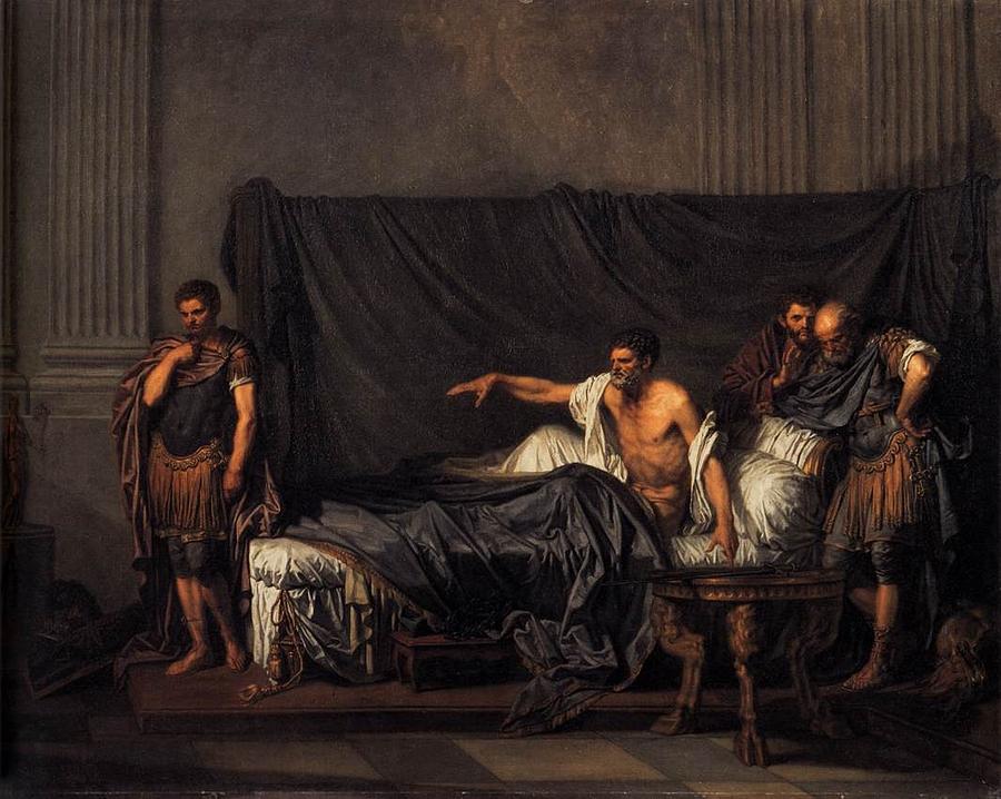Septimius Severus and Caracalla Painting by Baptiste