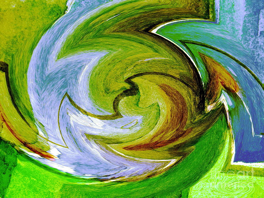 Serape Verde Digital Art by Pamela Iris Harden