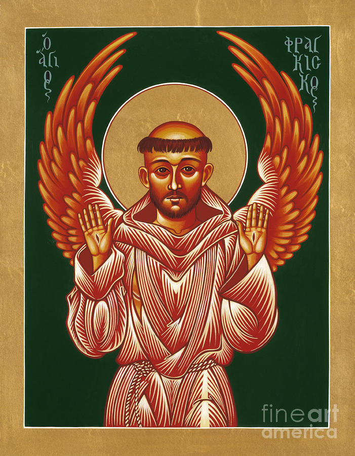Seraphic Father Francis 031 Painting by William Hart McNichols