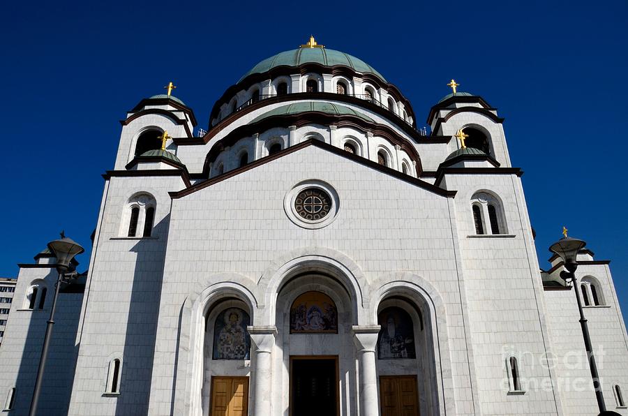 Serb orthodox Cathedral Church of St Sava Belgrade Serbia Photograph by Imran Ahmed