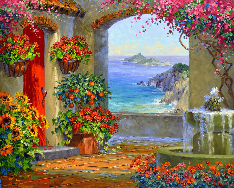 Serenade of Mallorca Painting by Mikki Senkarik - Fine Art America