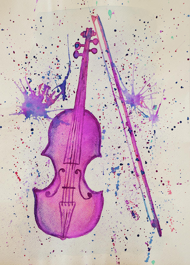 Music Painting - Serenata by Iryna Goodall