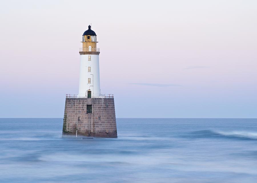 Serene dusk at Rattray Head Photograph by Stephen Taylor