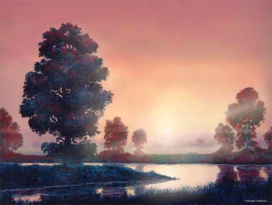 Serene Evening Painting by Douglas Castleman